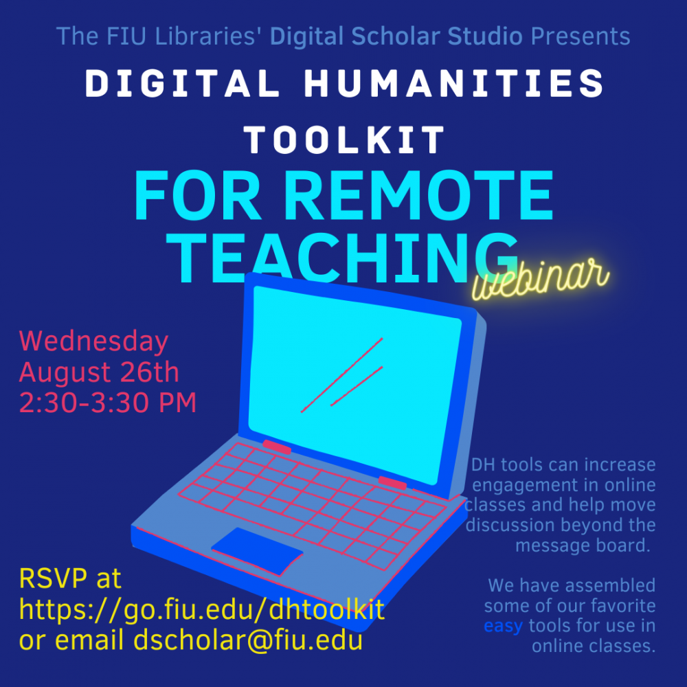 Digital Humanities Toolkit for Remote Teaching The inar Digital