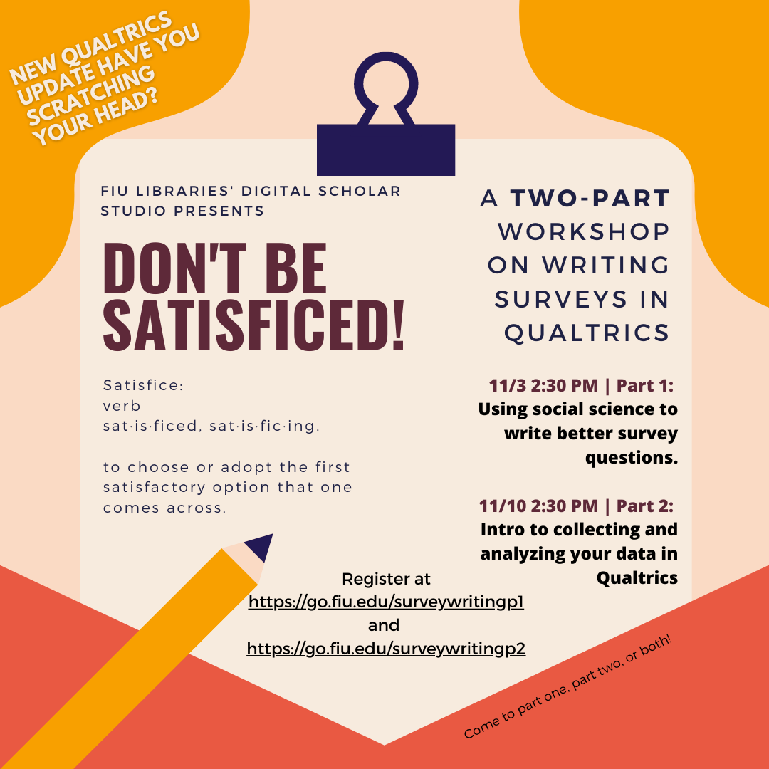 Don't be Satisficed